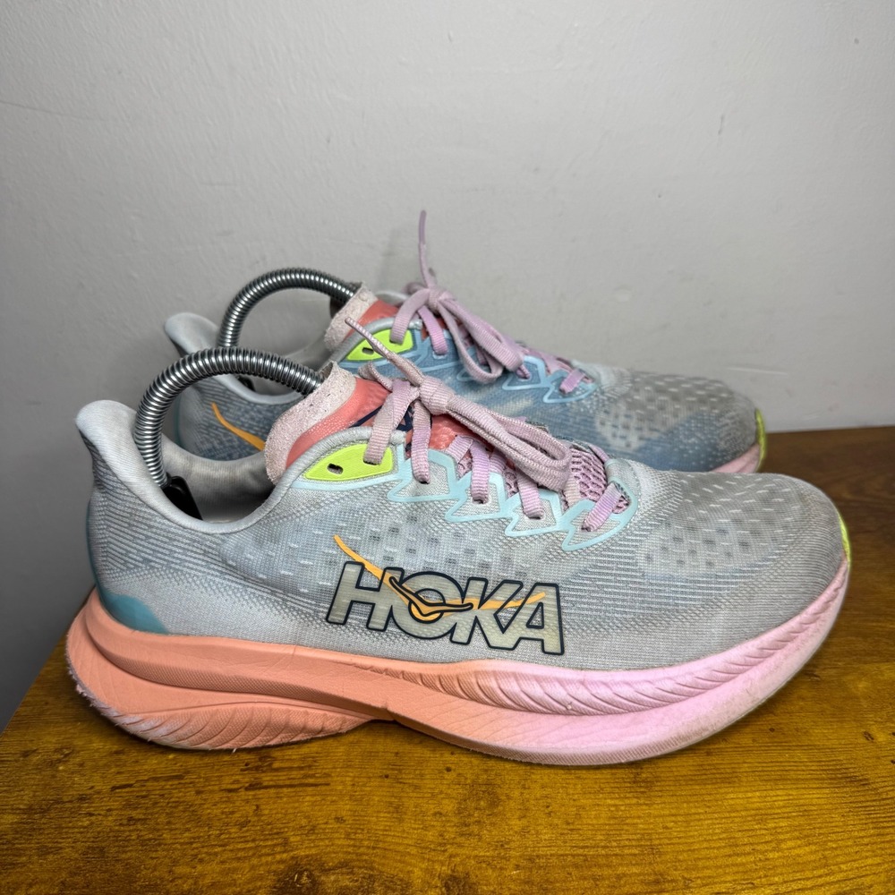 Hoka Mach 6 Running Shoes Womens Size 9 Illusion Dusk 1147810-ISK